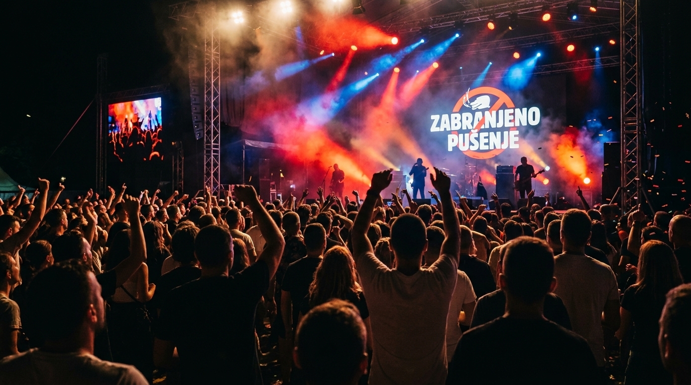 zabranjeno pušenje koncert u boogaloo zagreb
